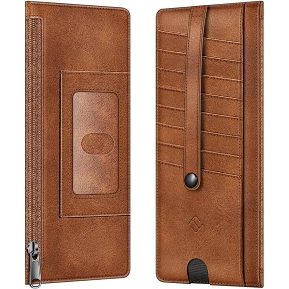 Slim Credit Card Wallet Holder Change Pouch, RFID Blocking Business Cards Cases